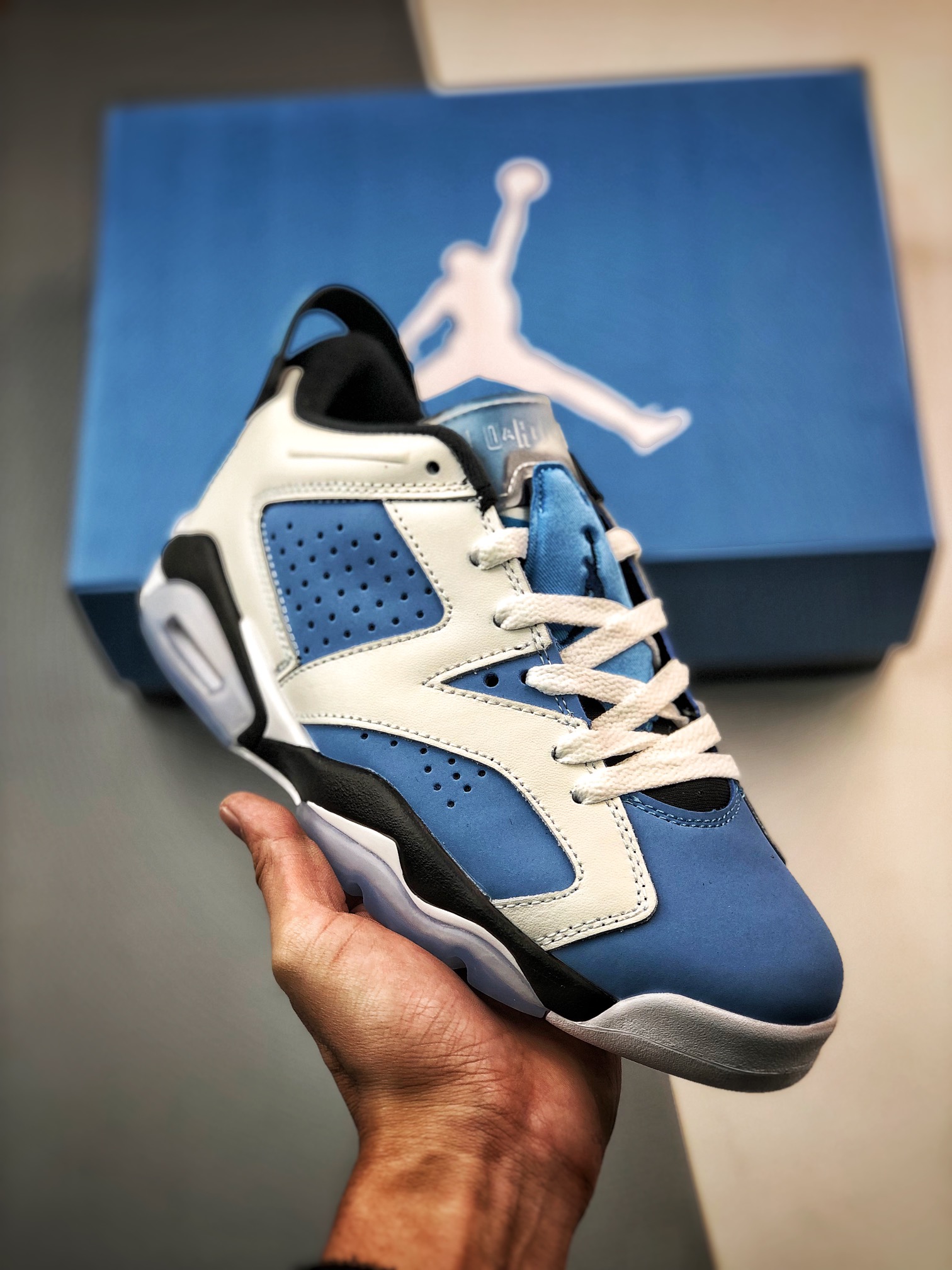 270 Air Jordan 6 Retro“University Blue” AJ6低帮大学蓝 CT8529-410