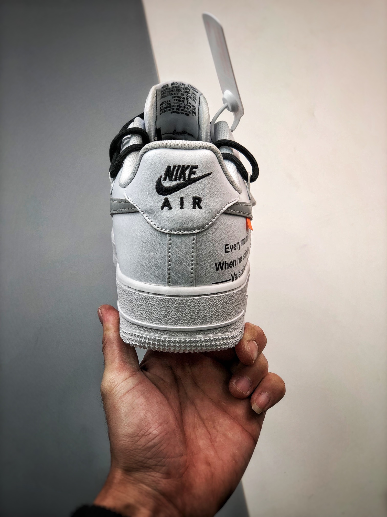 240 Air Force 1 '07 Low 白黑斑马线绑绳 CV1724-115