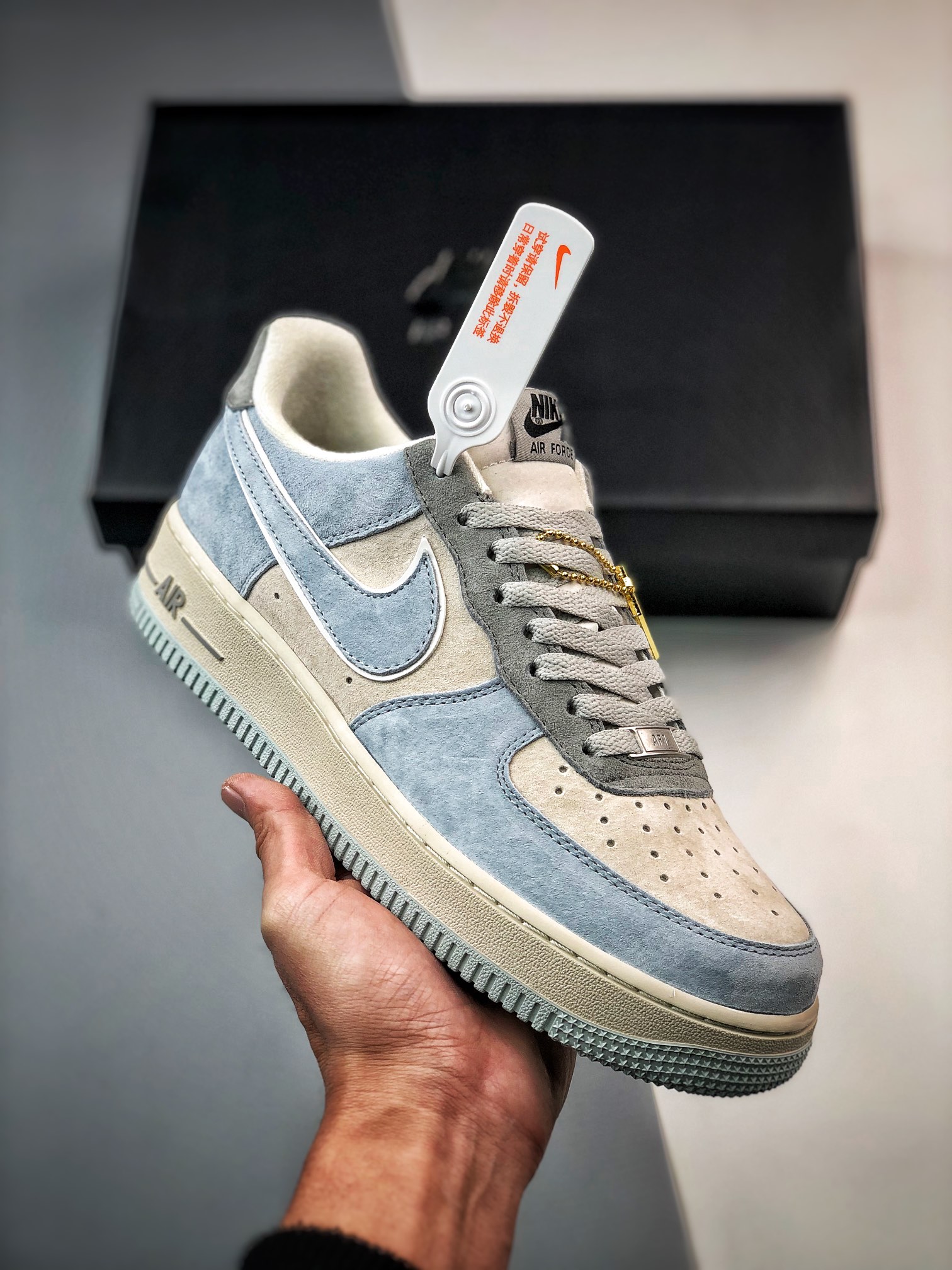 260 Air Force 1 '07 Low 灰蓝麂皮ZB2121-102