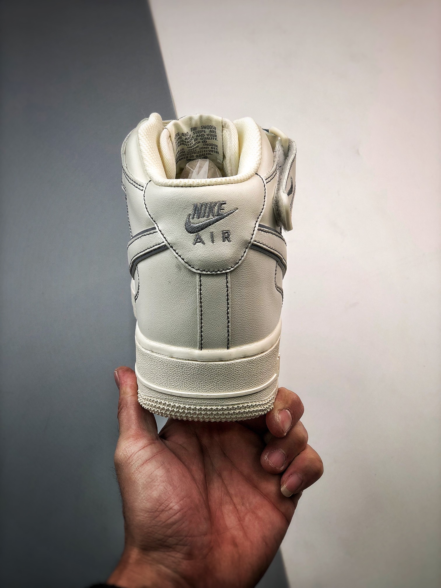 260 Air Force 1 '07 Mid 米白深灰3M反光 BY6899-691