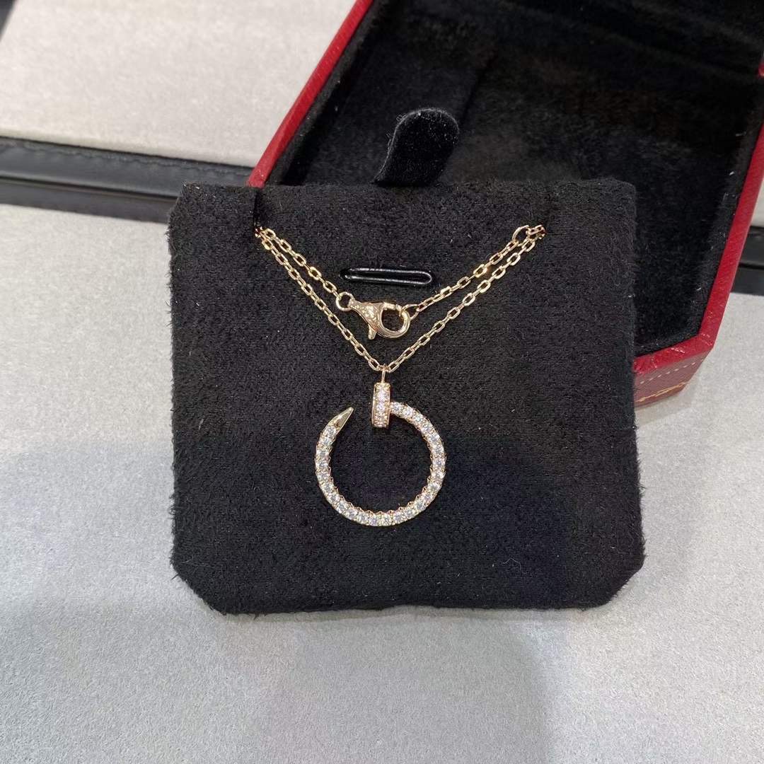 Cartier Cartier 经款典满钻钉项子链