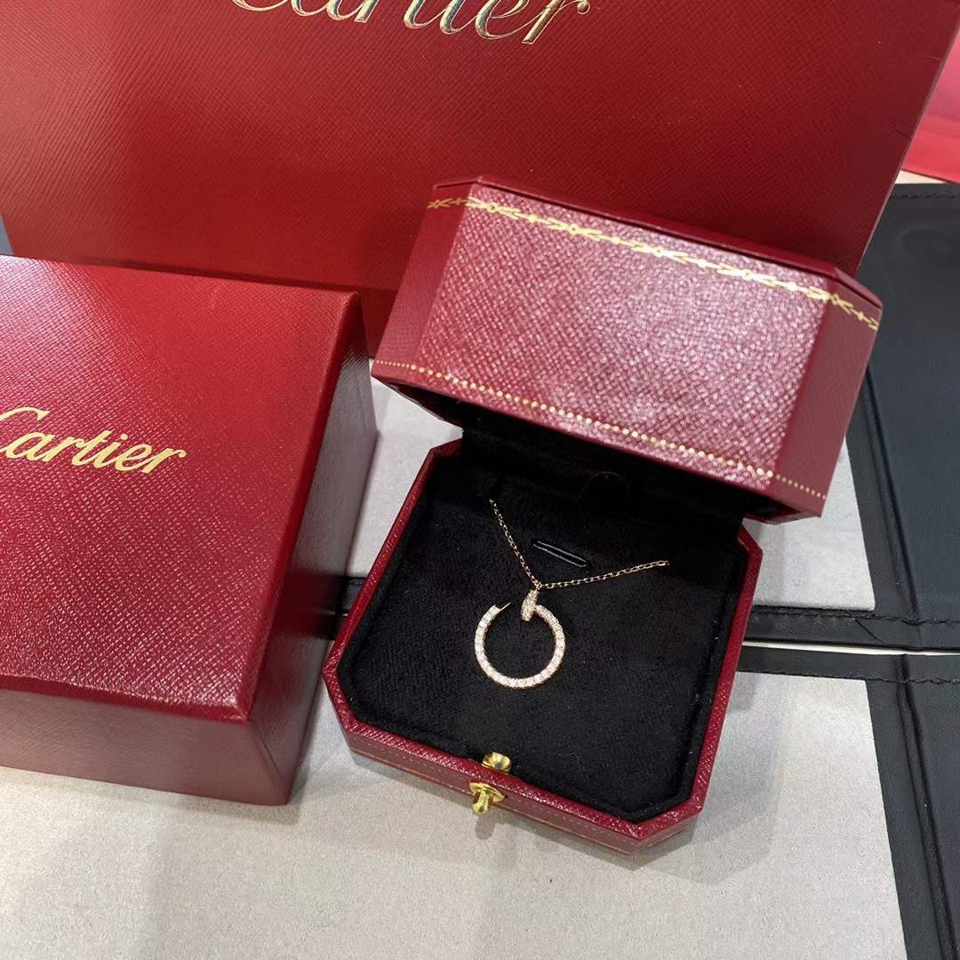 Cartier Cartier 经款典满钻钉项子链