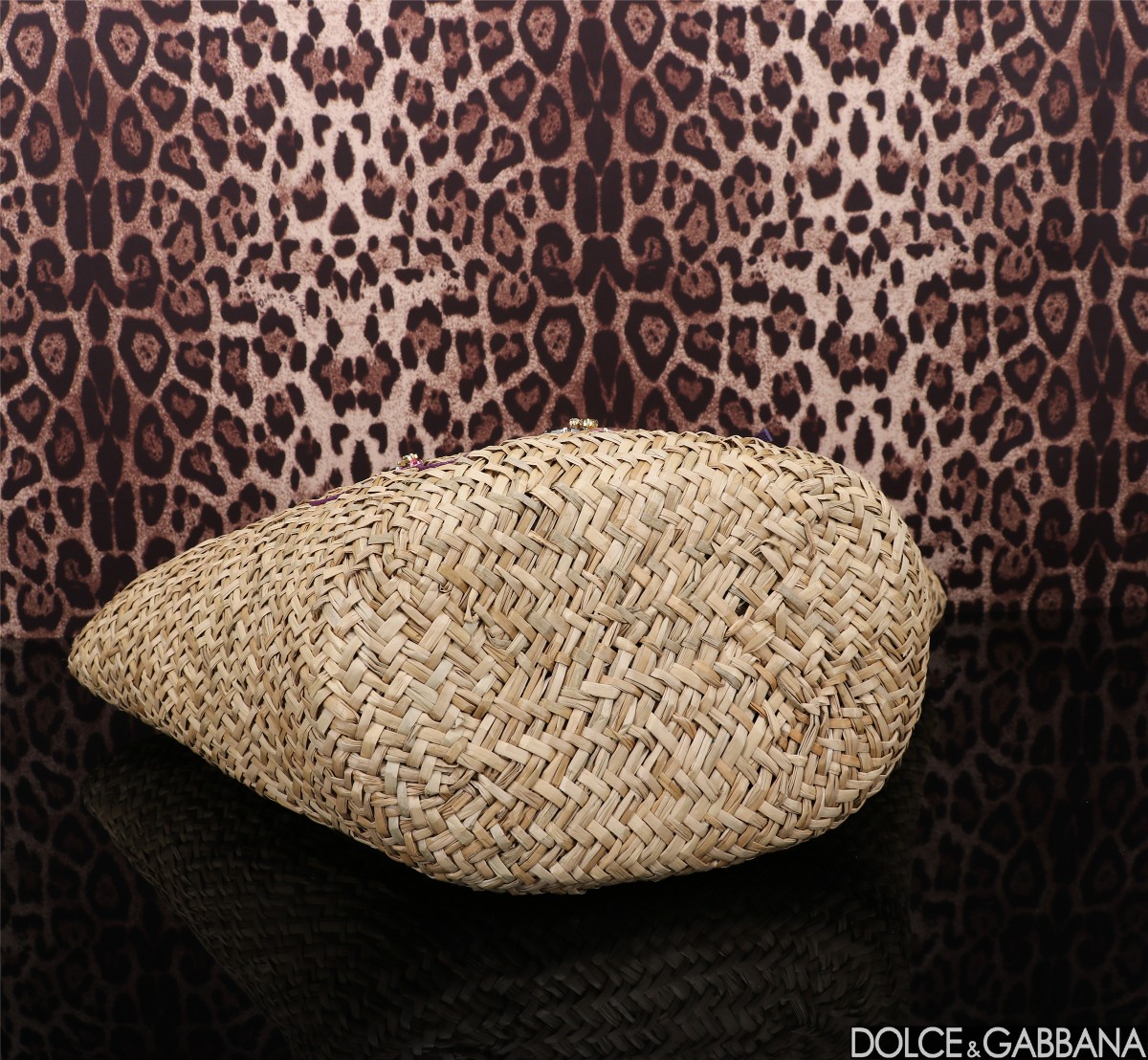 Dolce&Gabbana Kendra Woven Raffia Tote Bag with Embellishments 5 a1672506763159 7826