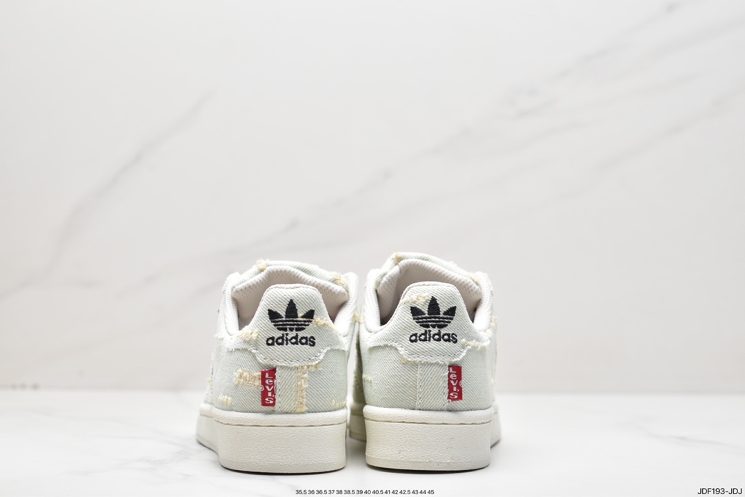 Adidas clover Originals Superstar ”Sail/Green/Lace” shell head GE4988