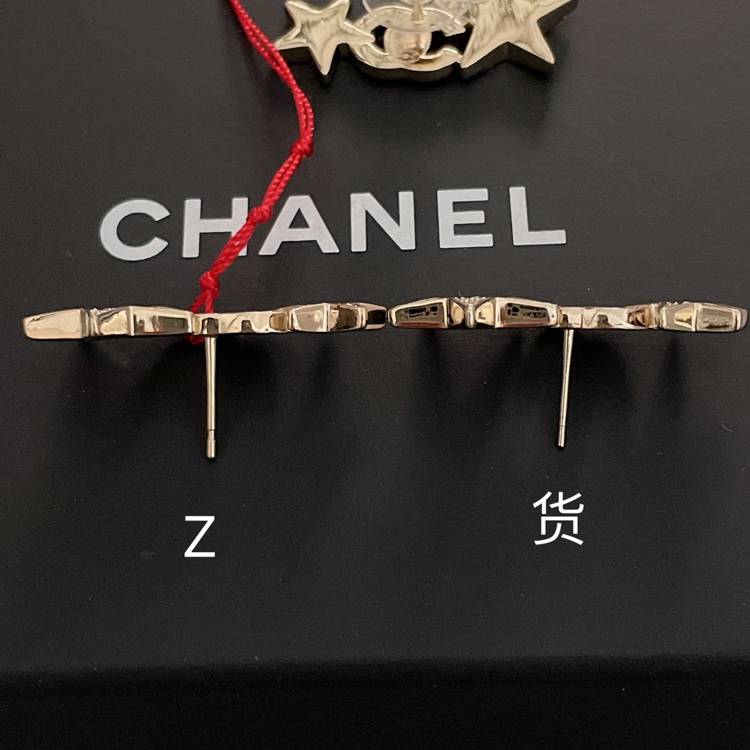 Chanel 高品质 细节如图 香大小星星双c耳钉最新款全网首发现huo 先到先得 23年早春度假系列 哇哇