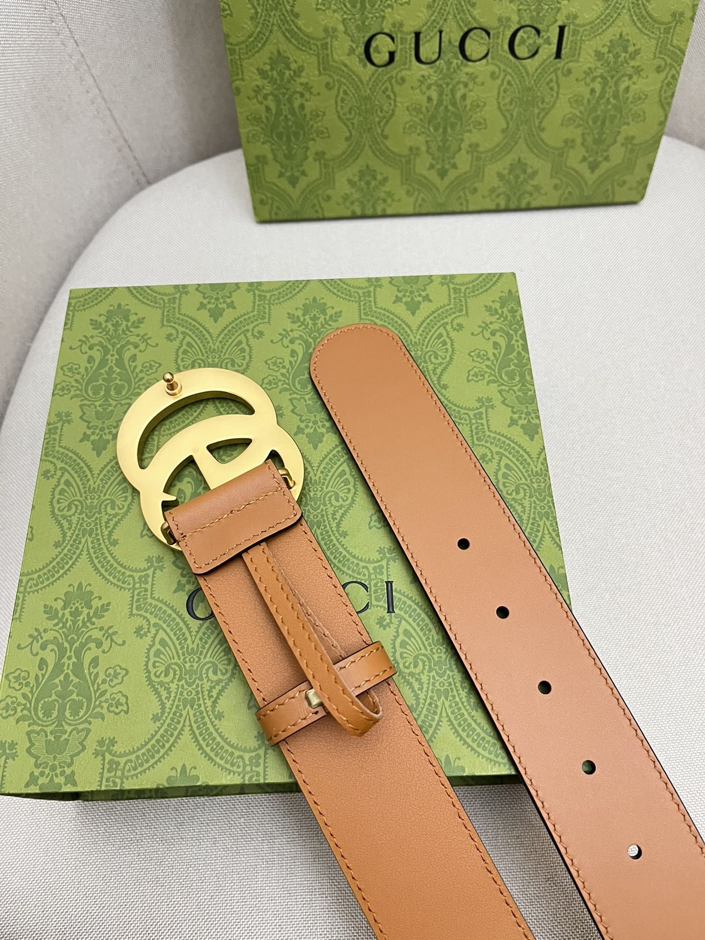 Luxurious Calf Skin Jacket with Copper Buttons and Custom Leather – 4.0 cm Width - 图片 6