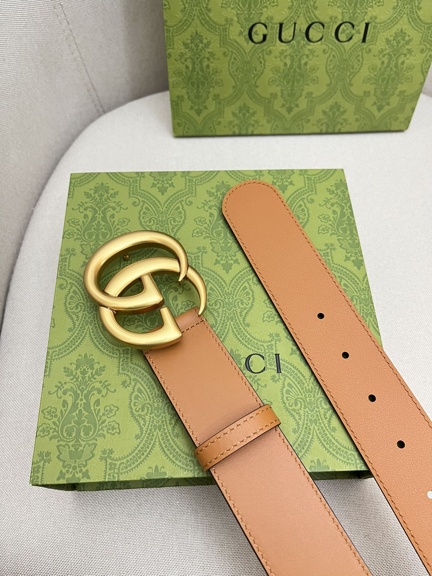 Luxurious Calf Skin Jacket with Copper Buttons and Custom Leather – 4.0 cm Width - 图片 5