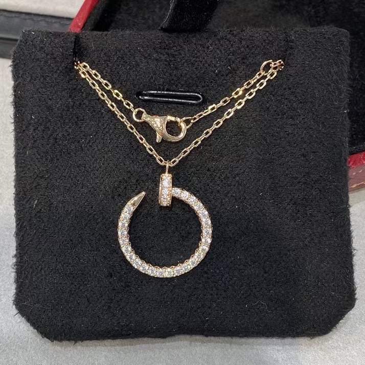 Cartier Cartier 款满钻钉子项链