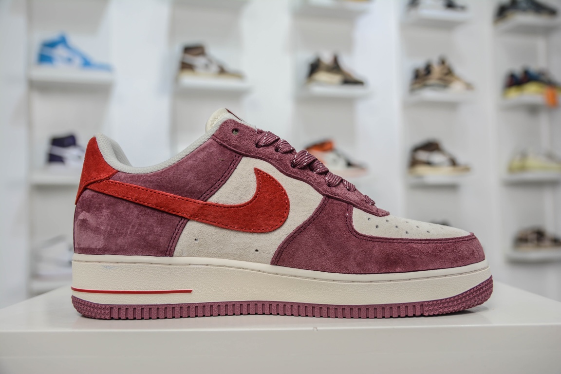260 AKIRA×Nike Air Force 1 Low ’07 树莓兔麂皮满天星配色 DH3966-923