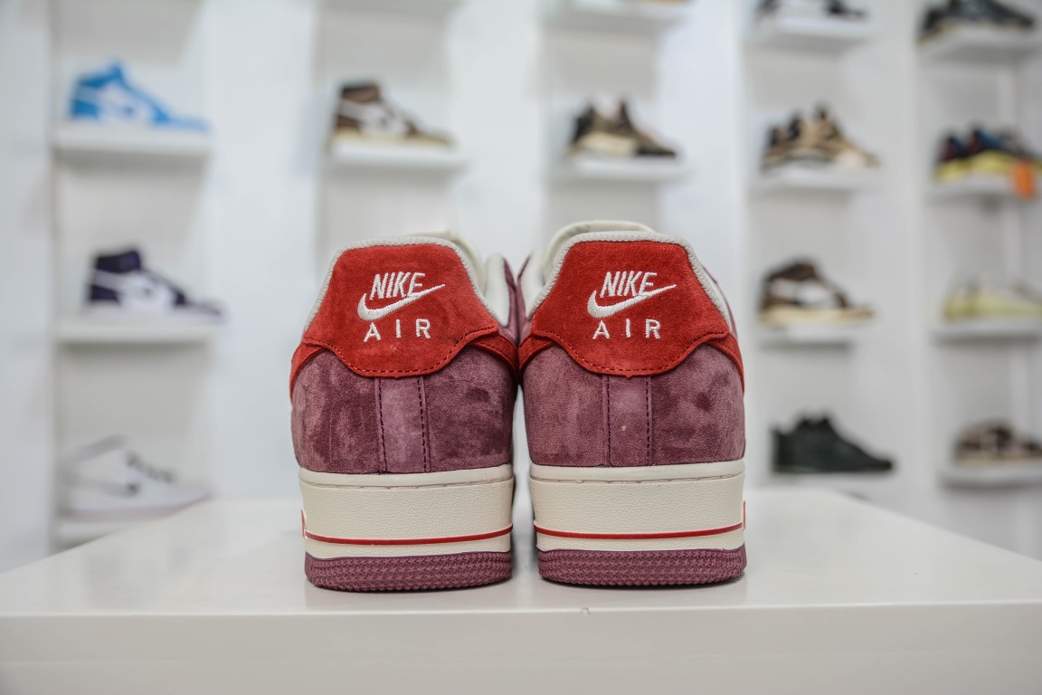 260 AKIRA×Nike Air Force 1 Low ’07 树莓兔麂皮满天星配色 DH3966-923