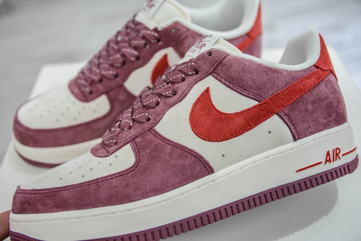260 AKIRA×Nike Air Force 1 Low ’07 树莓兔麂皮满天星配色 DH3966-923