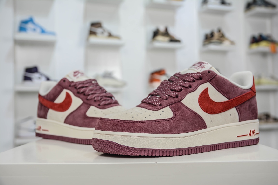 260 AKIRA×Nike Air Force 1 Low ’07 树莓兔麂皮满天星配色 DH3966-923