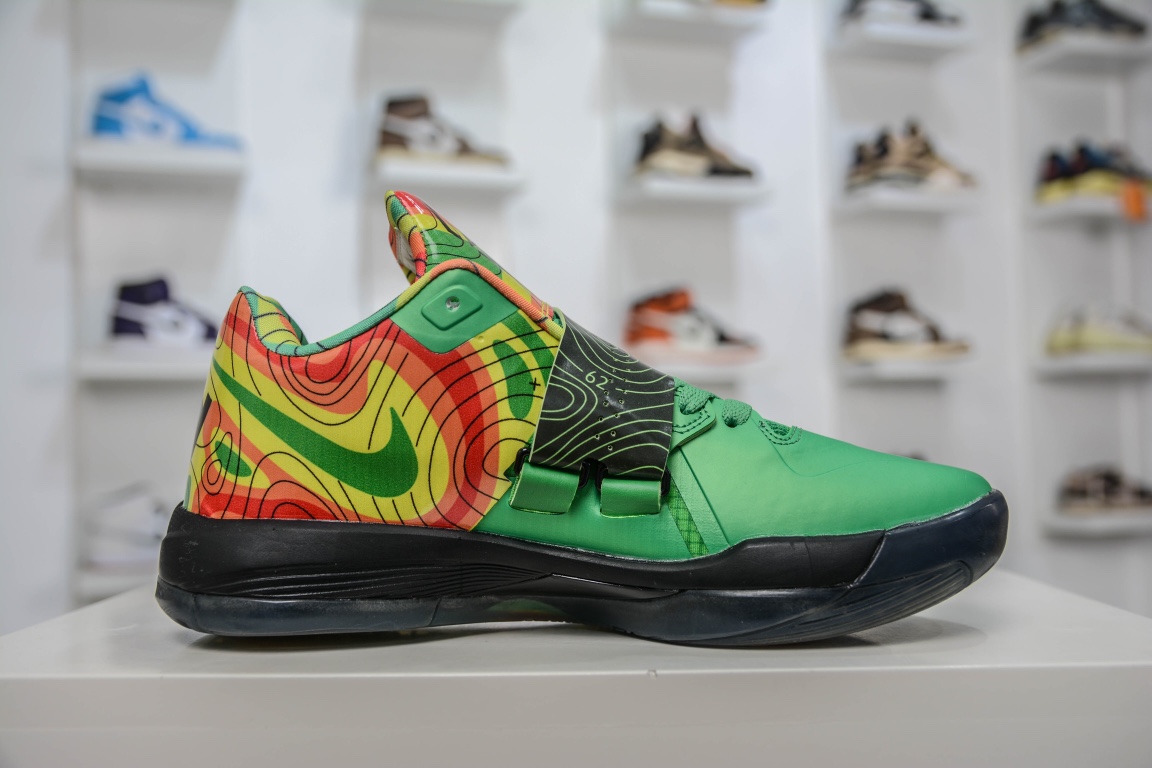 350 纯原 Nike KD Ⅳ Weatherman 杜兰特4代实战篮球鞋 气象员 473679-303