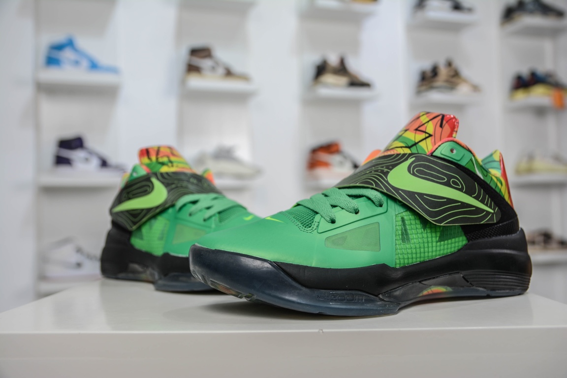 350 纯原 Nike KD Ⅳ Weatherman 杜兰特4代实战篮球鞋 气象员 473679-303