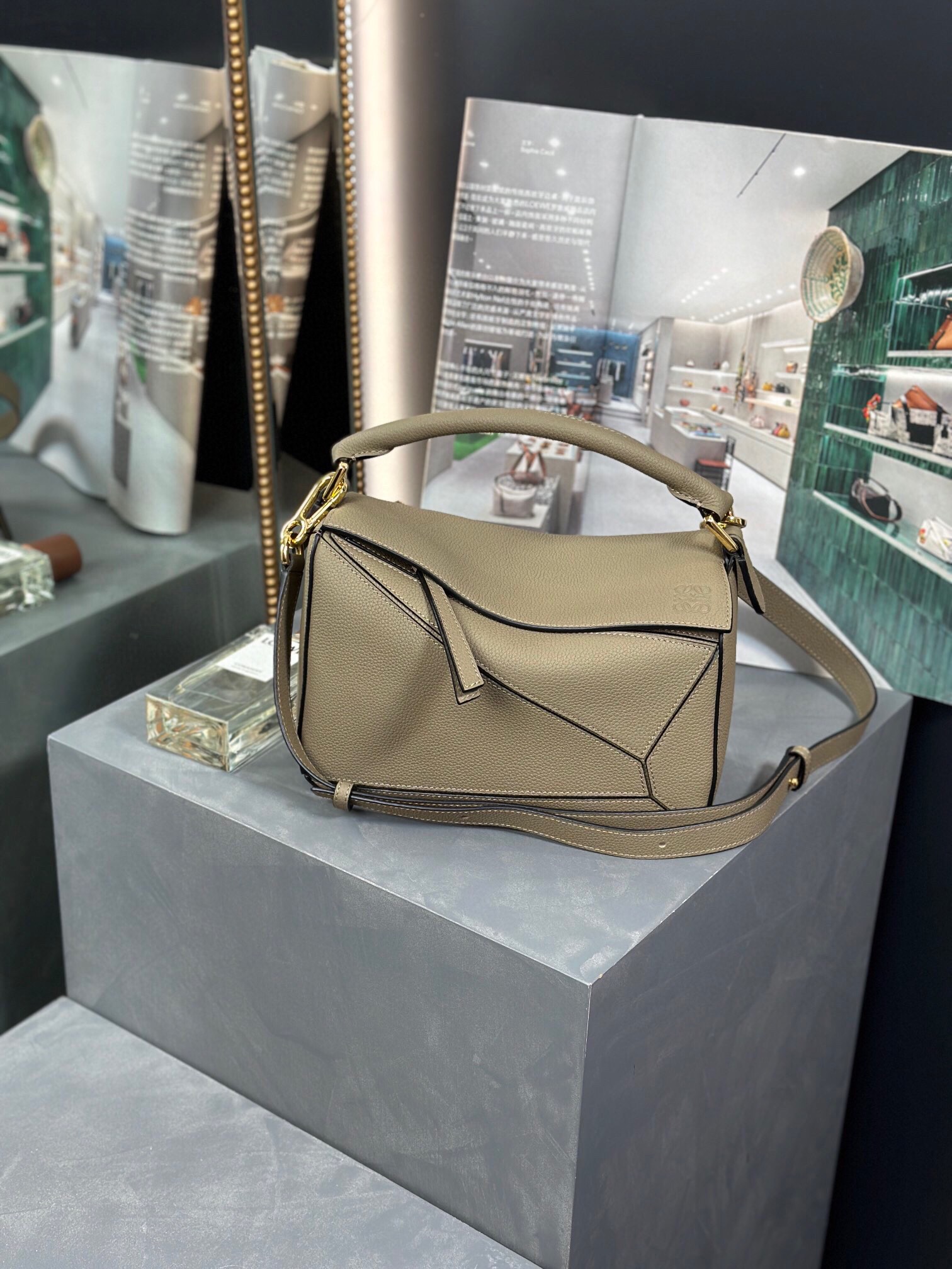 Top brands like
 Loewe Bags Handbags Green Cowhide