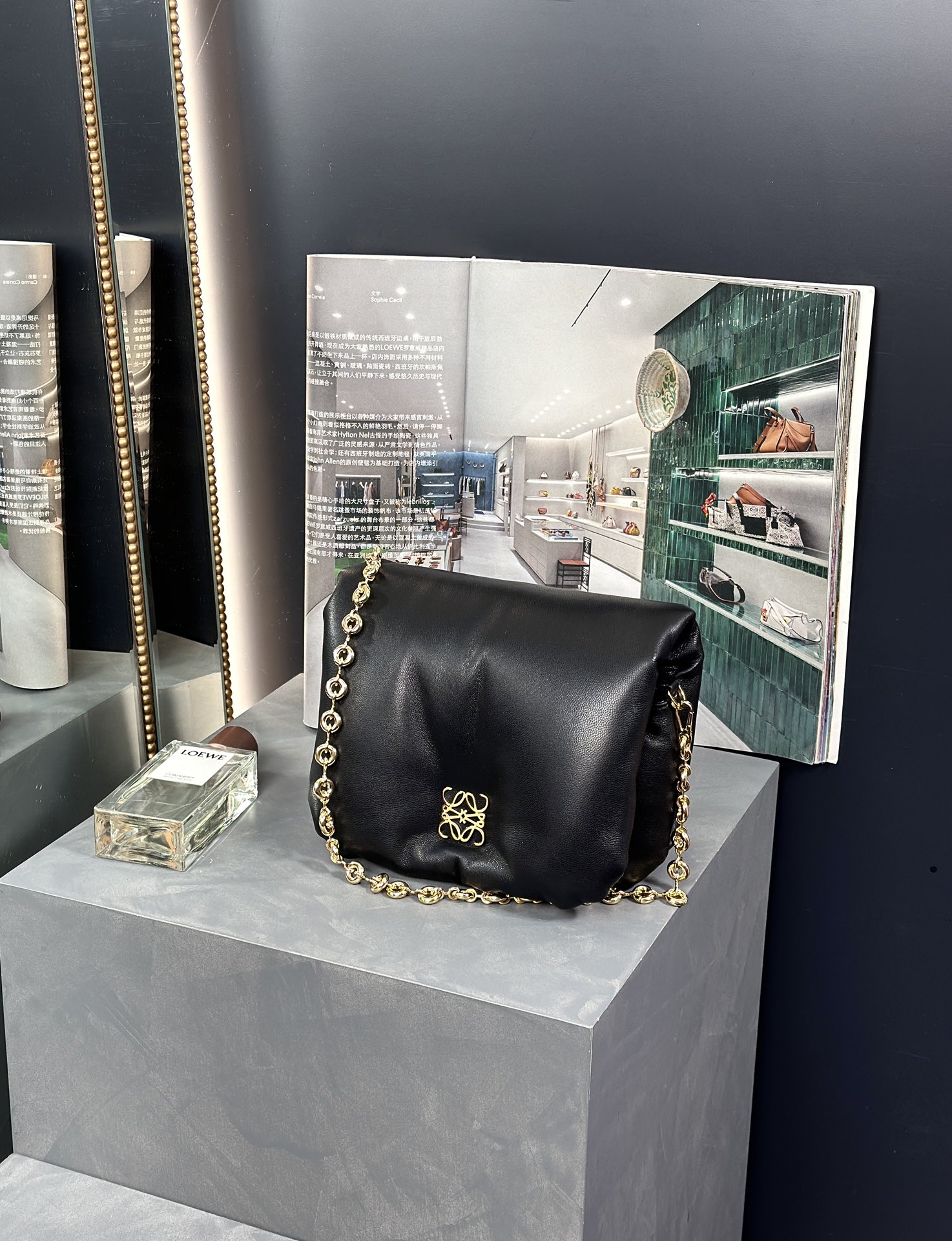 Loewe Goya AAA+
 Bags Handbags Sheepskin Chains