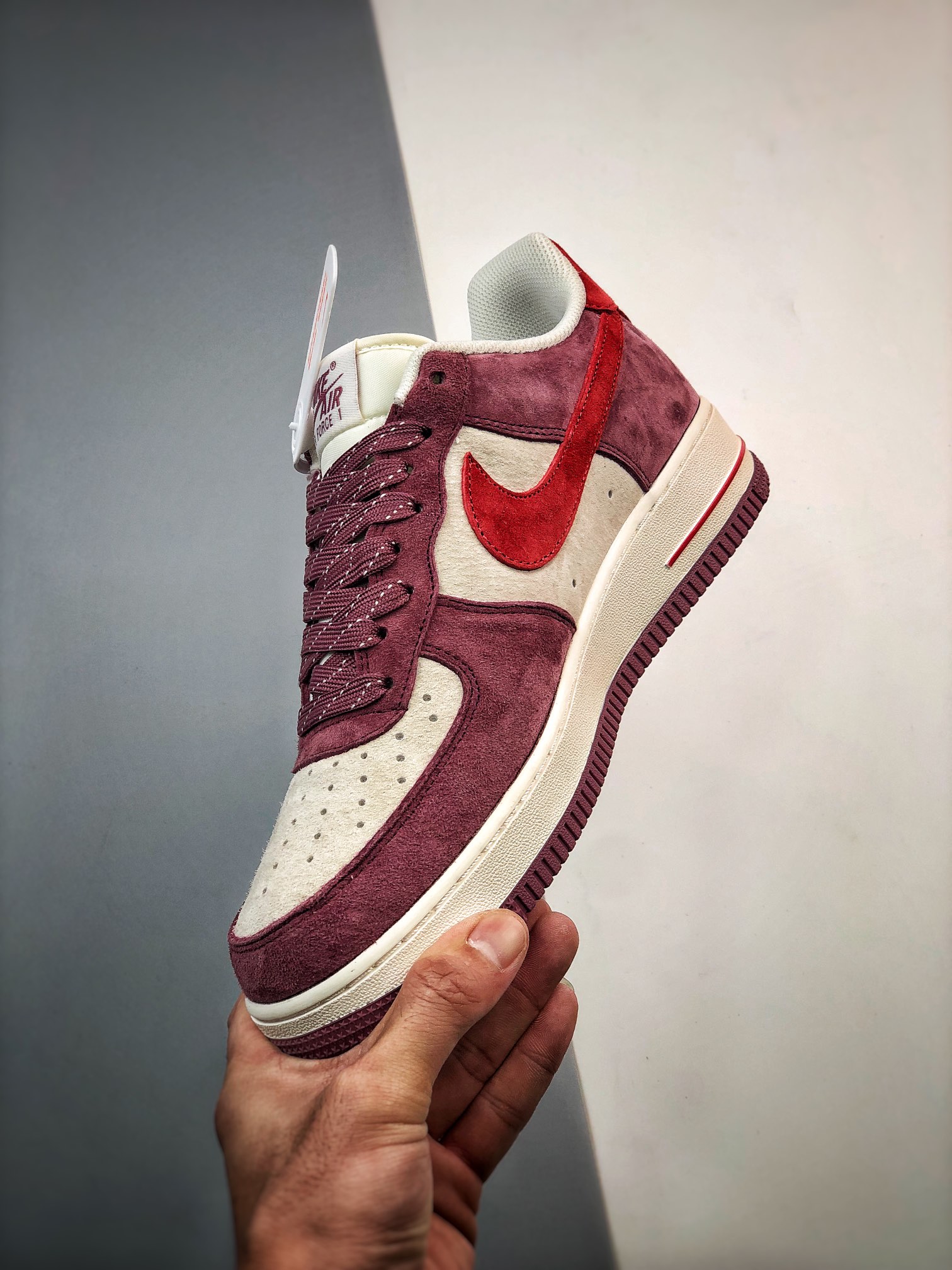 260 AKIRA x Air Force 1 '07 Low 联名树莓红麂皮 DH3966-923