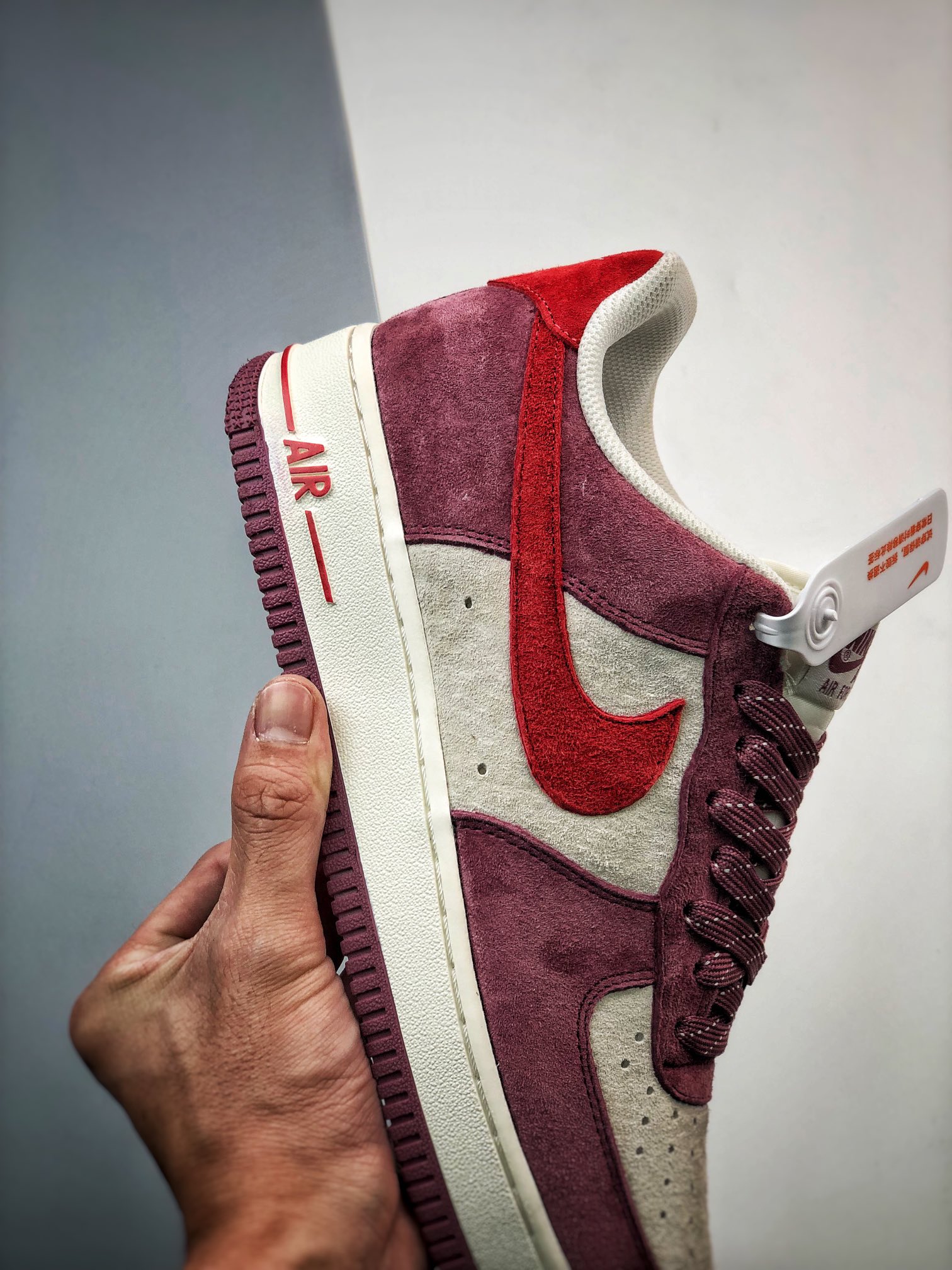 260 AKIRA x Air Force 1 '07 Low 联名树莓红麂皮 DH3966-923