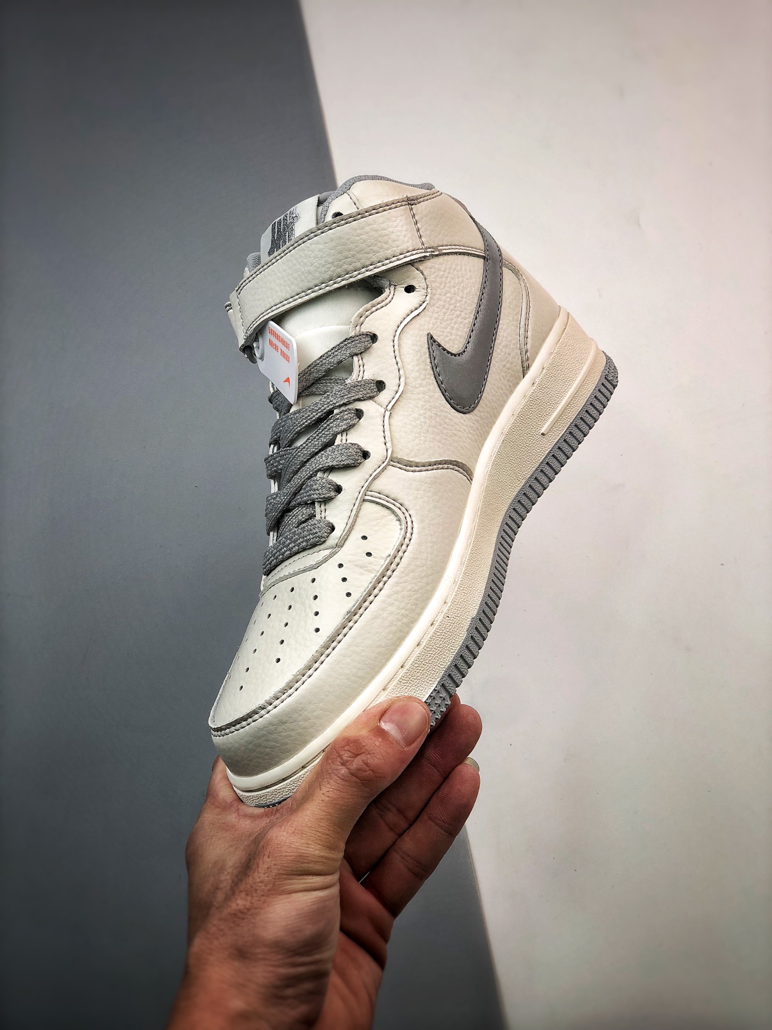 260 Air Force 1 '07 Mid 五道杠白灰反光AO6617-306