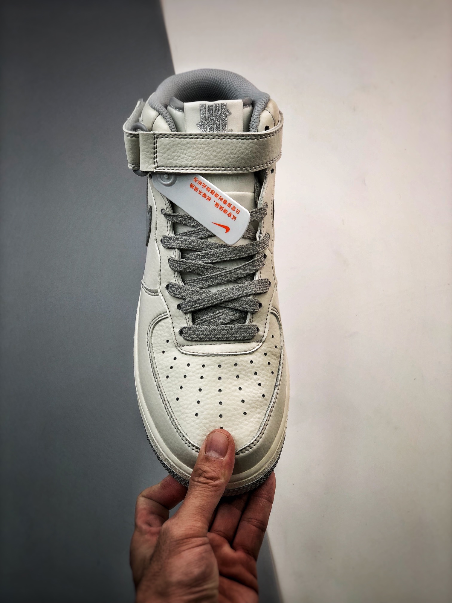260 Air Force 1 '07 Mid 五道杠白灰反光AO6617-306