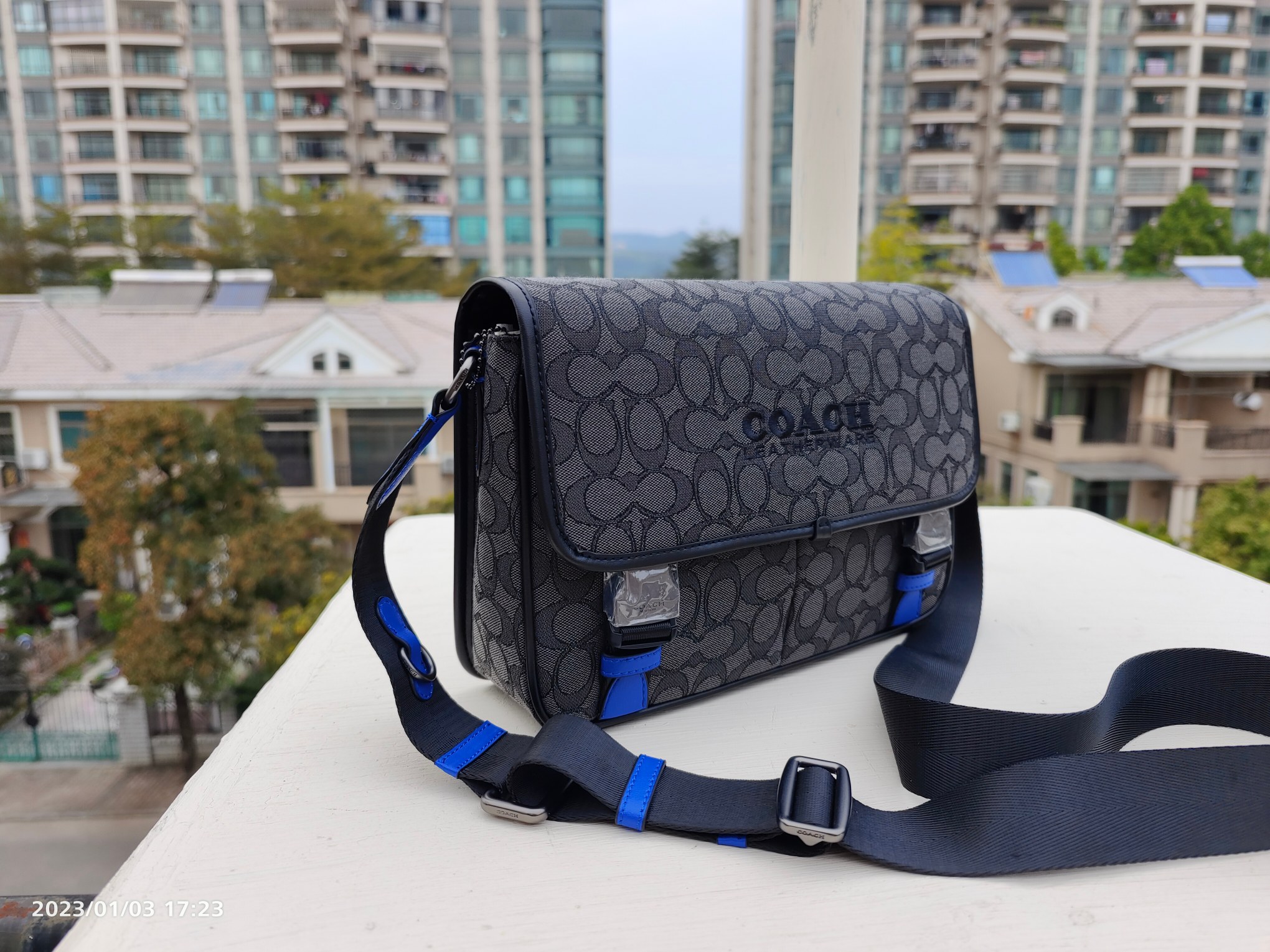 Coach COACH蔻驰C9158新款男包LEAGUE信使包单肩斜挎包 League专为运动生活打造