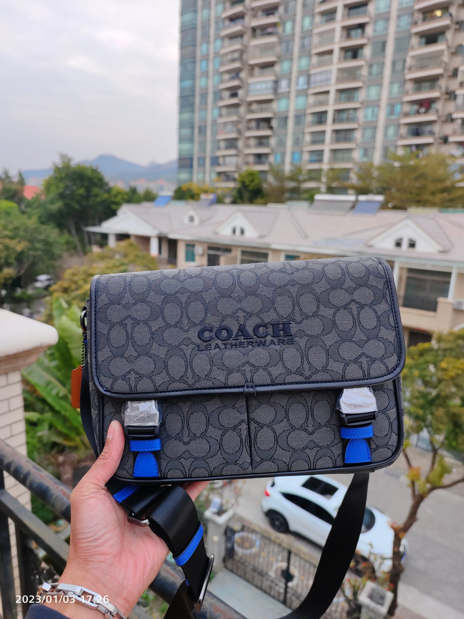 Coach COACH蔻驰C9158新款男包LEAGUE信使包单肩斜挎包 League专为运动生活打造