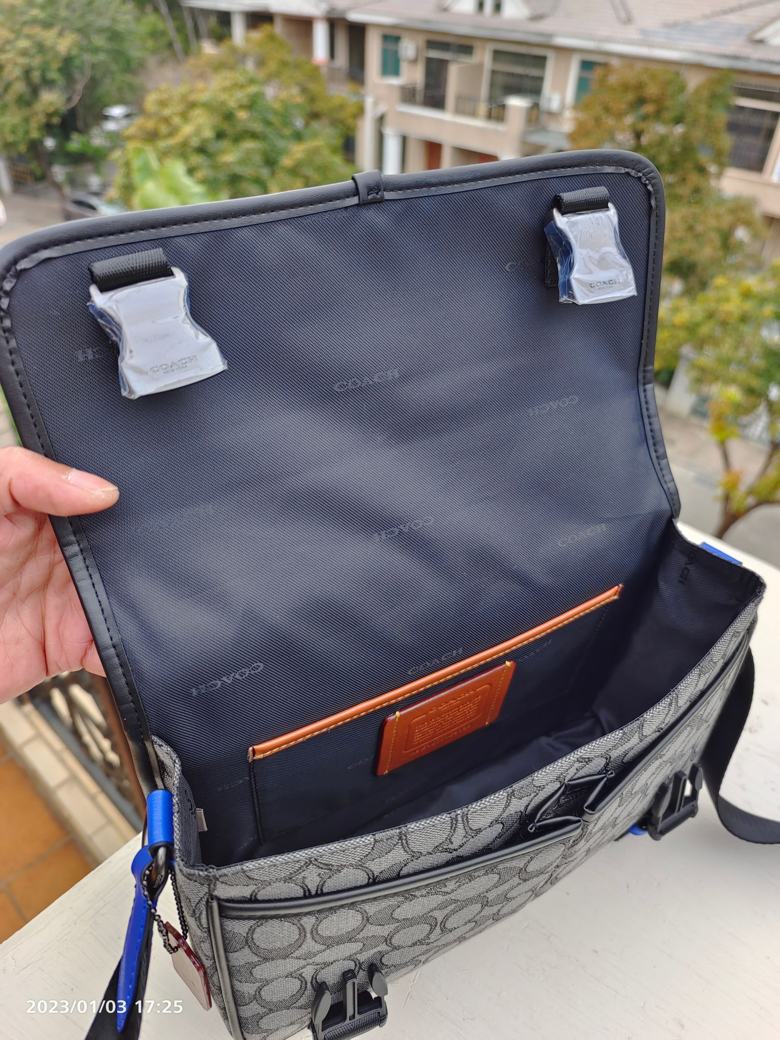 Coach COACH蔻驰C9158新款男包LEAGUE信使包单肩斜挎包 League专为运动生活打造