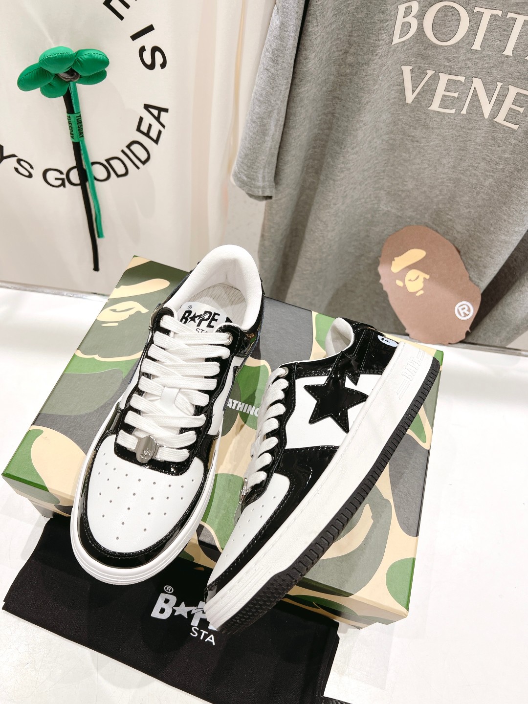 2023 BAPE STA Sneakers: High-End Men’s Size 10, Hot Couple’s Shoes - 图片 3