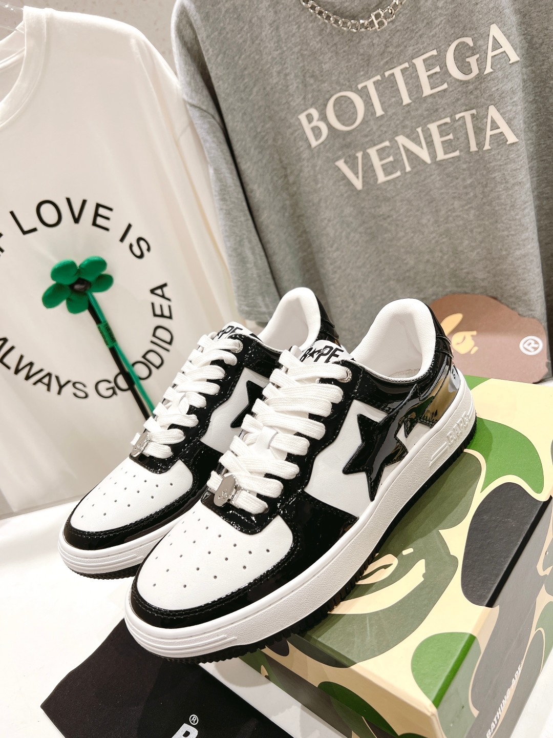 2023 BAPE STA Sneakers: High-End Men’s Size 10, Hot Couple’s Shoes - 图片 5