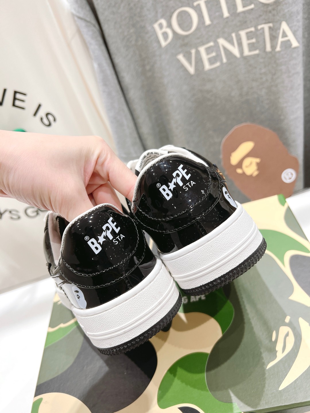 2023 BAPE STA Sneakers: High-End Men’s Size 10, Hot Couple’s Shoes - 图片 6
