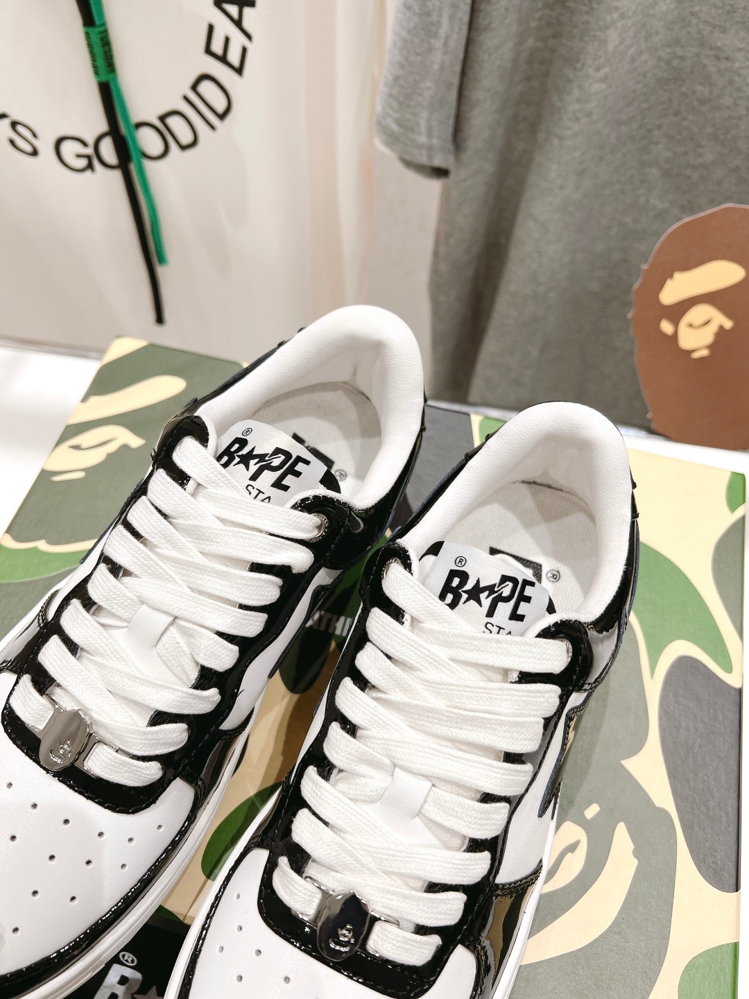 2023 BAPE STA Sneakers: High-End Men’s Size 10, Hot Couple’s Shoes - 图片 8