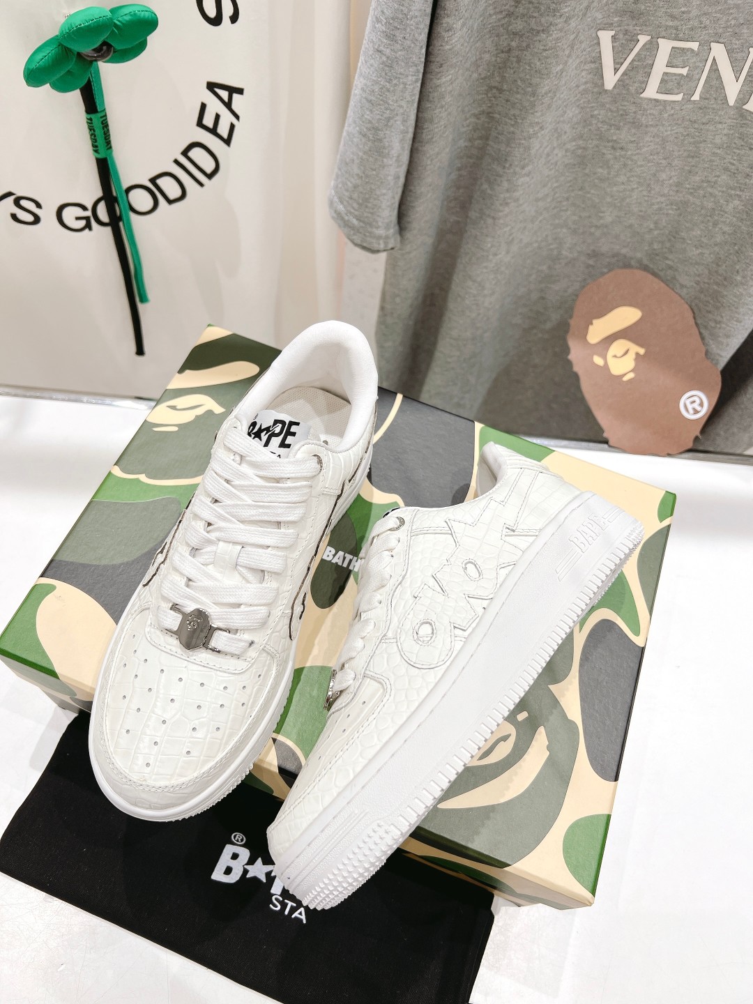 2023 BAPE STA Sneakers: Hot Men’s Size 10 High-End Version - 图片 4