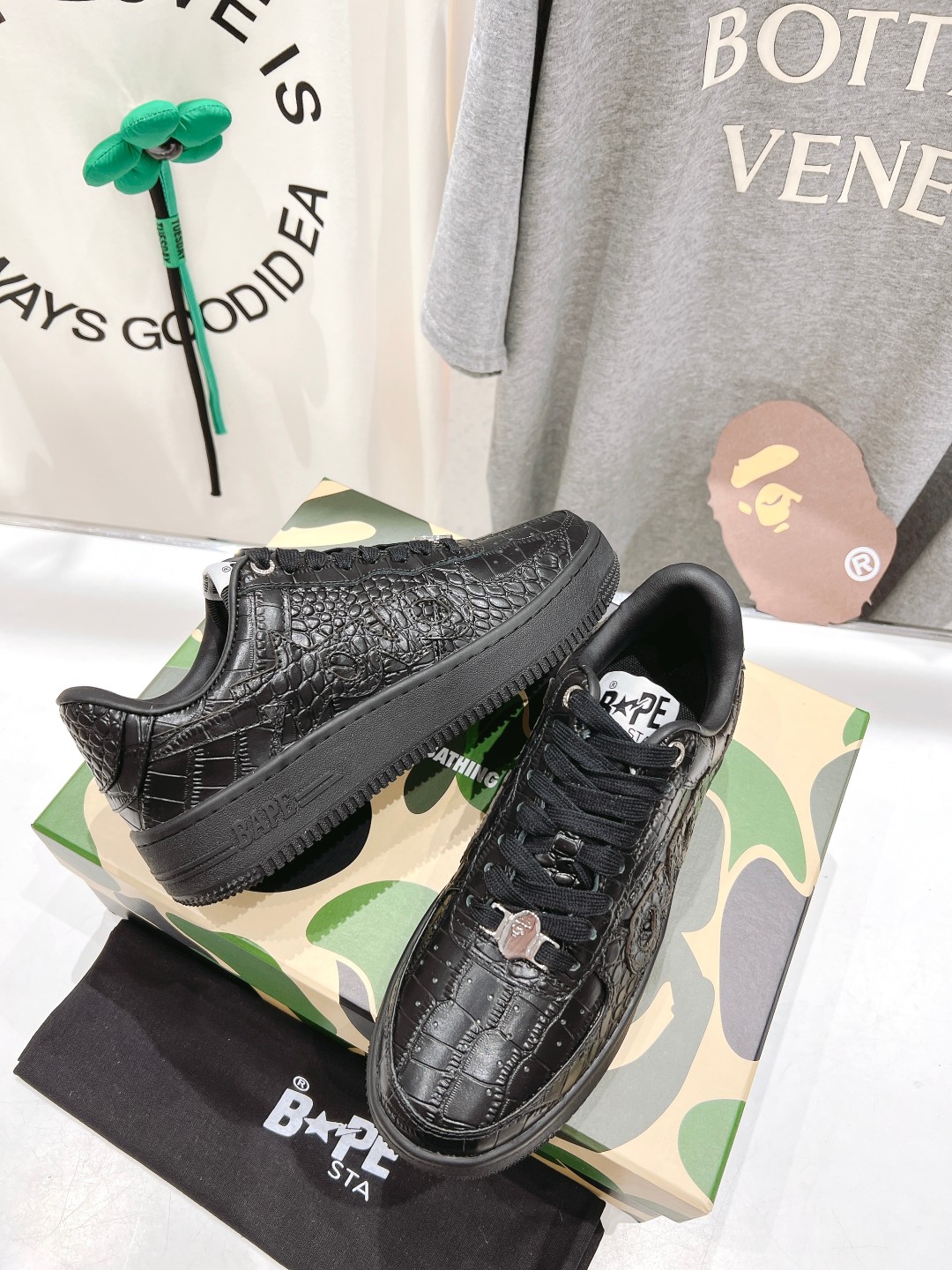 2023 BAPE STA Sneakers: High-End Men’s Size 10, Hot Couple’s Shoes. - 图片 4