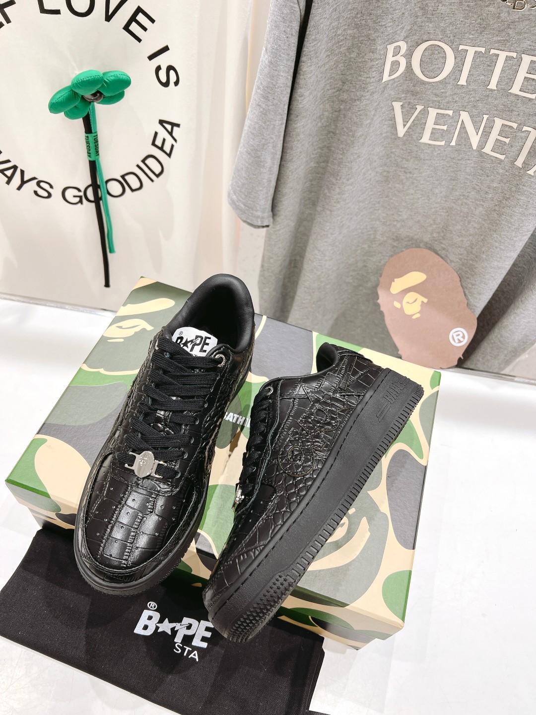 2023 BAPE STA Sneakers: High-End Men’s Size 10, Hot Couple’s Shoes. - 图片 5