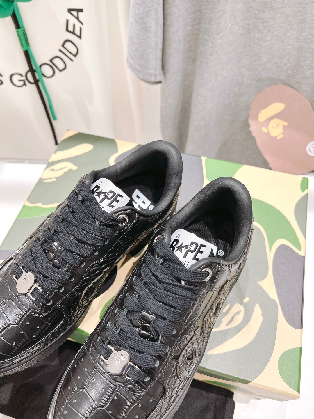 2023 BAPE STA Sneakers: High-End Men’s Size 10, Hot Couple’s Shoes. - 图片 7