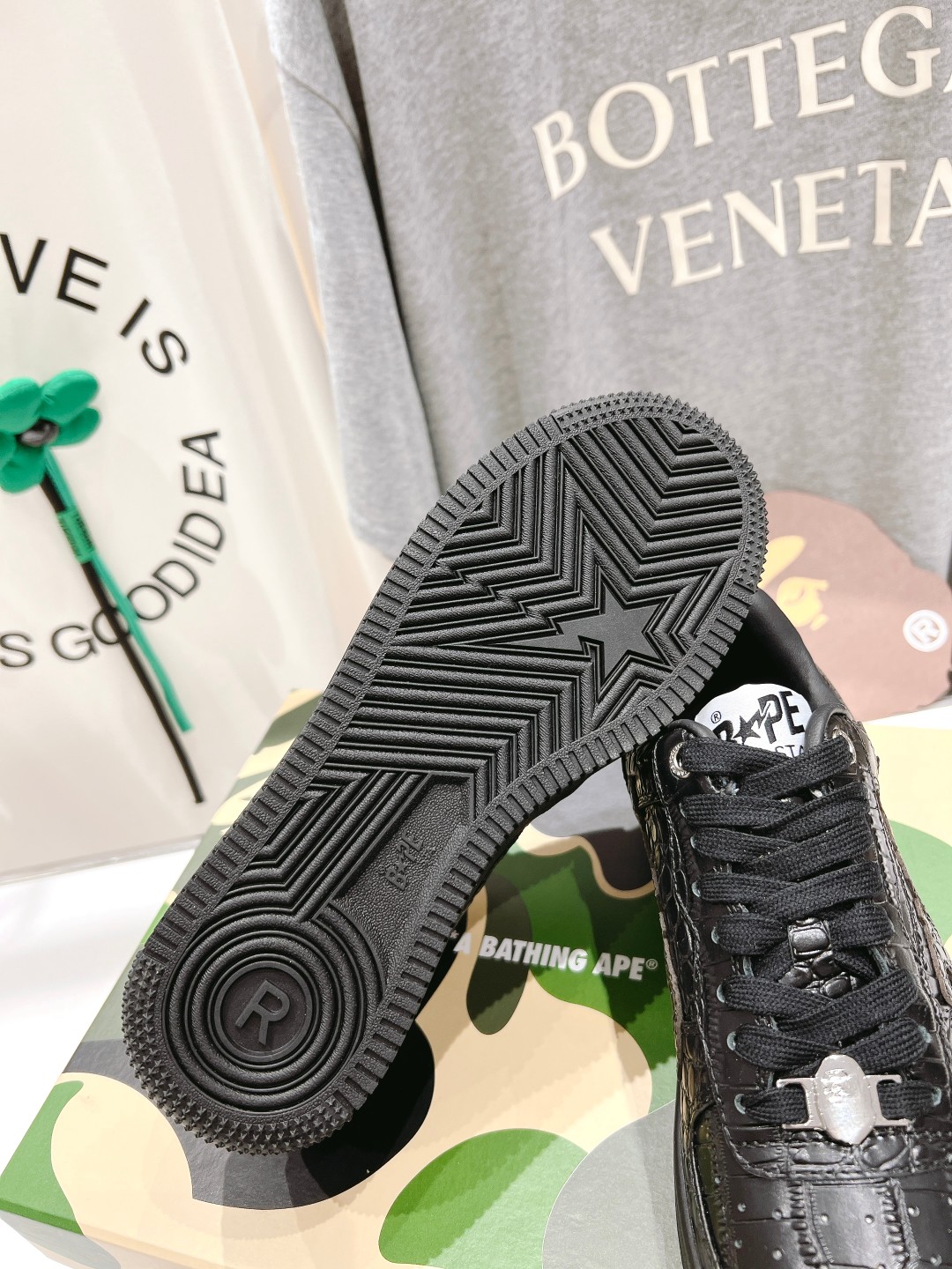 2023 BAPE STA Sneakers: High-End Men’s Size 10, Hot Couple’s Shoes. - 图片 9