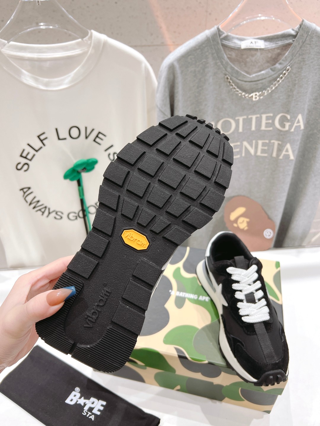 2023 BAPE STA Sneakers: High-End Version of Classic Model with Unique Designs - 图片 9