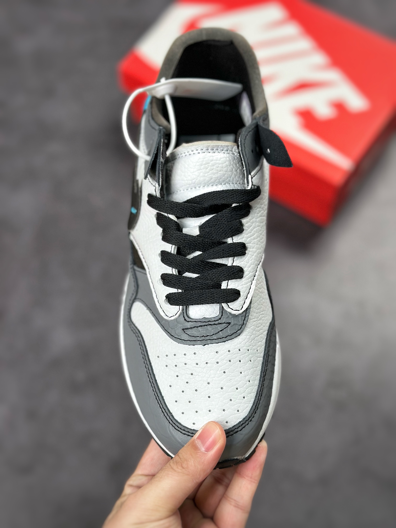 230 Nike Air Max 1 2022复刻Off-White联名复古休闲跑步鞋 AA7293-007