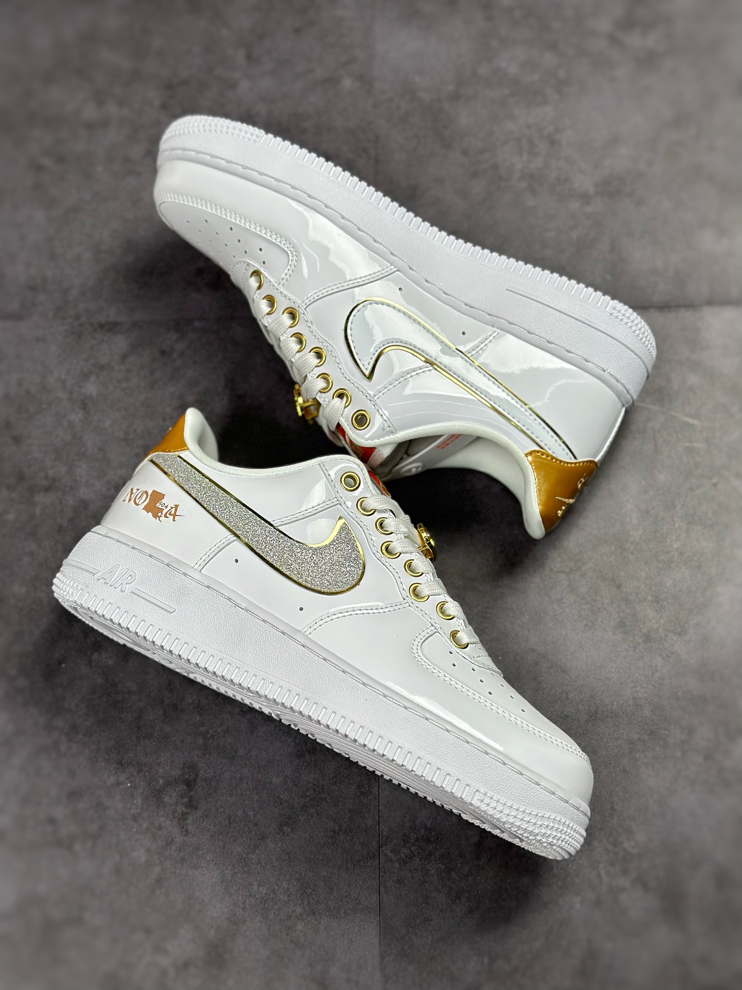 210 Nike Air Force 1 Low 07 漆皮白金 DZ5425-100