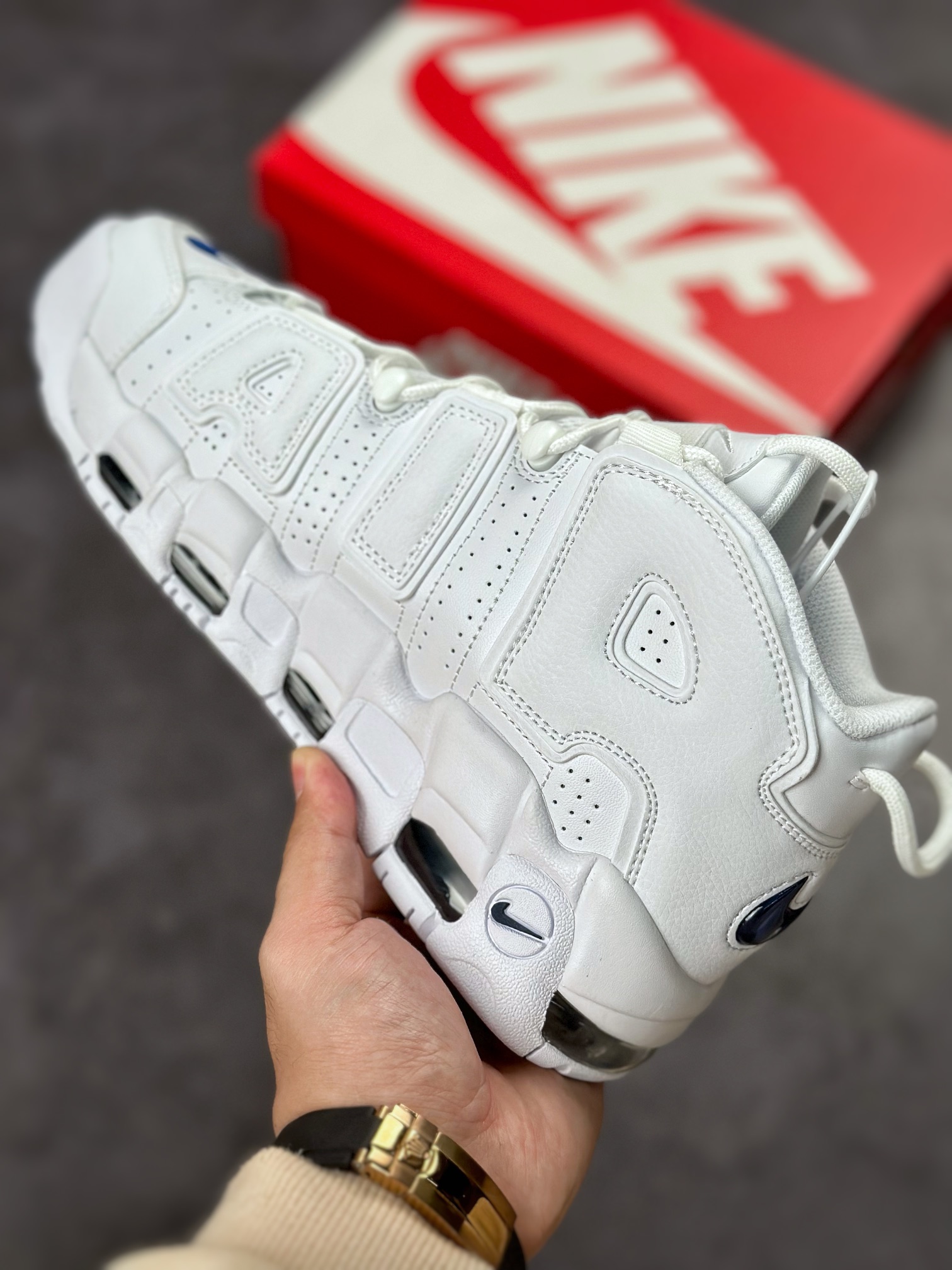 PP version Air More Uptempo white navy blue DH8011-100