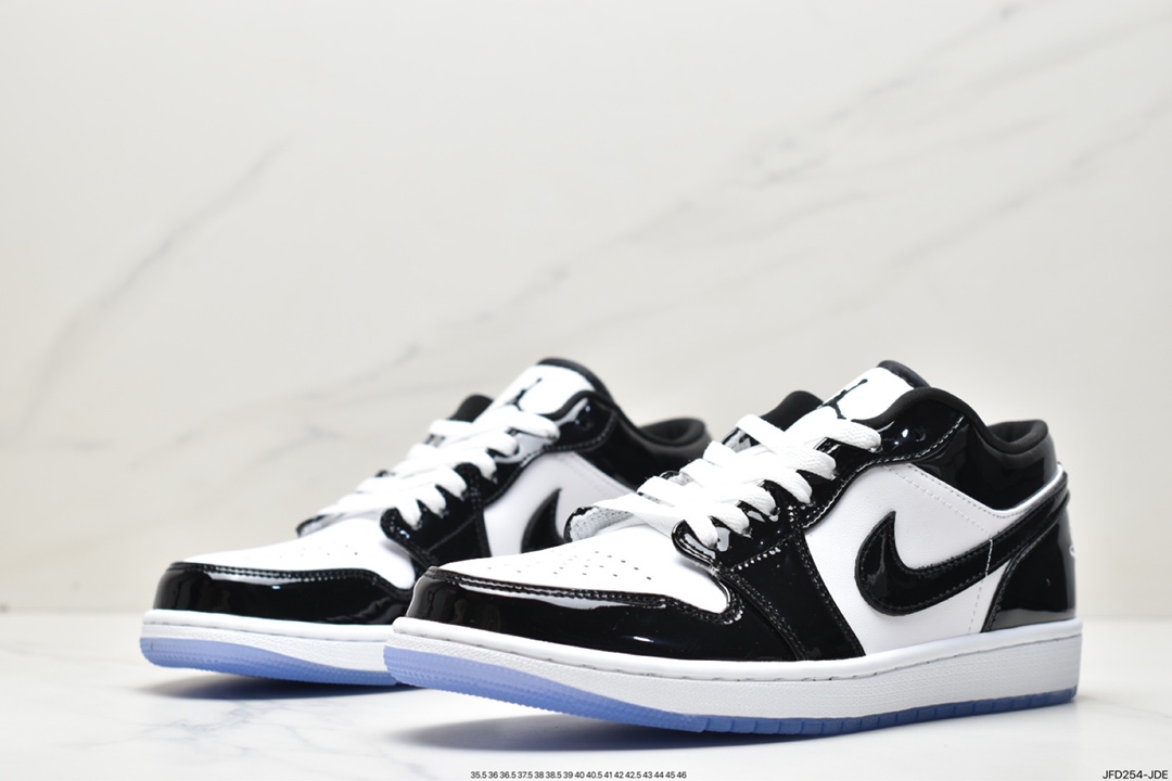 170 Air Jordan 1 Low OG 漆皮 白黑 DV1309-100