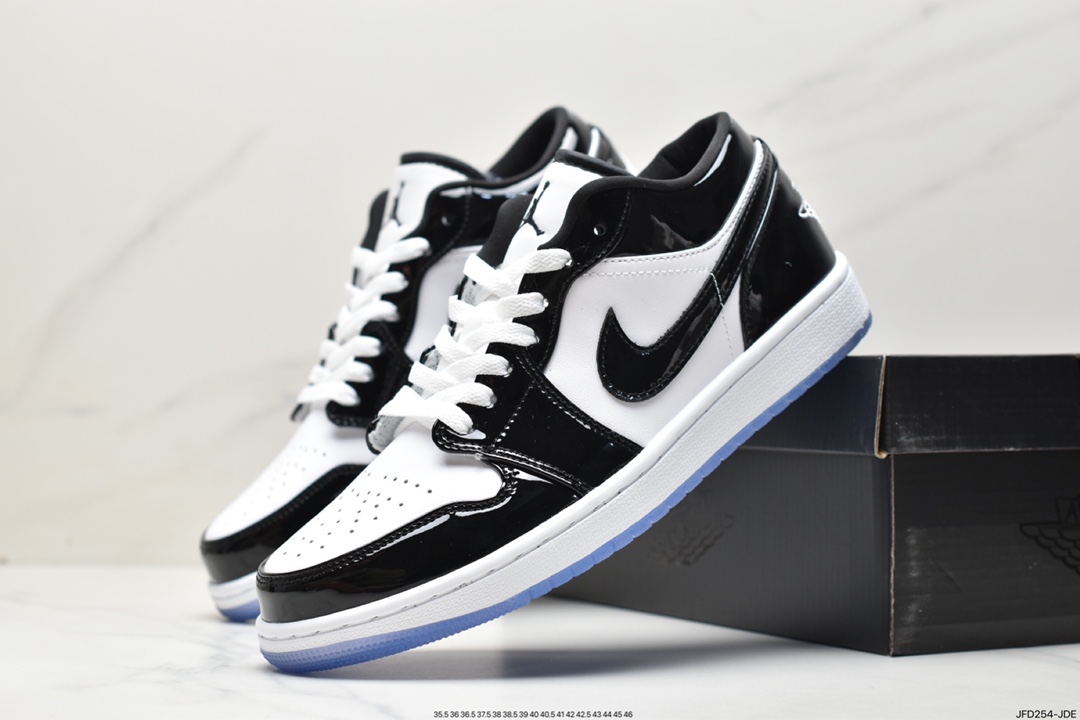 170 Air Jordan 1 Low OG 漆皮 白黑 DV1309-100