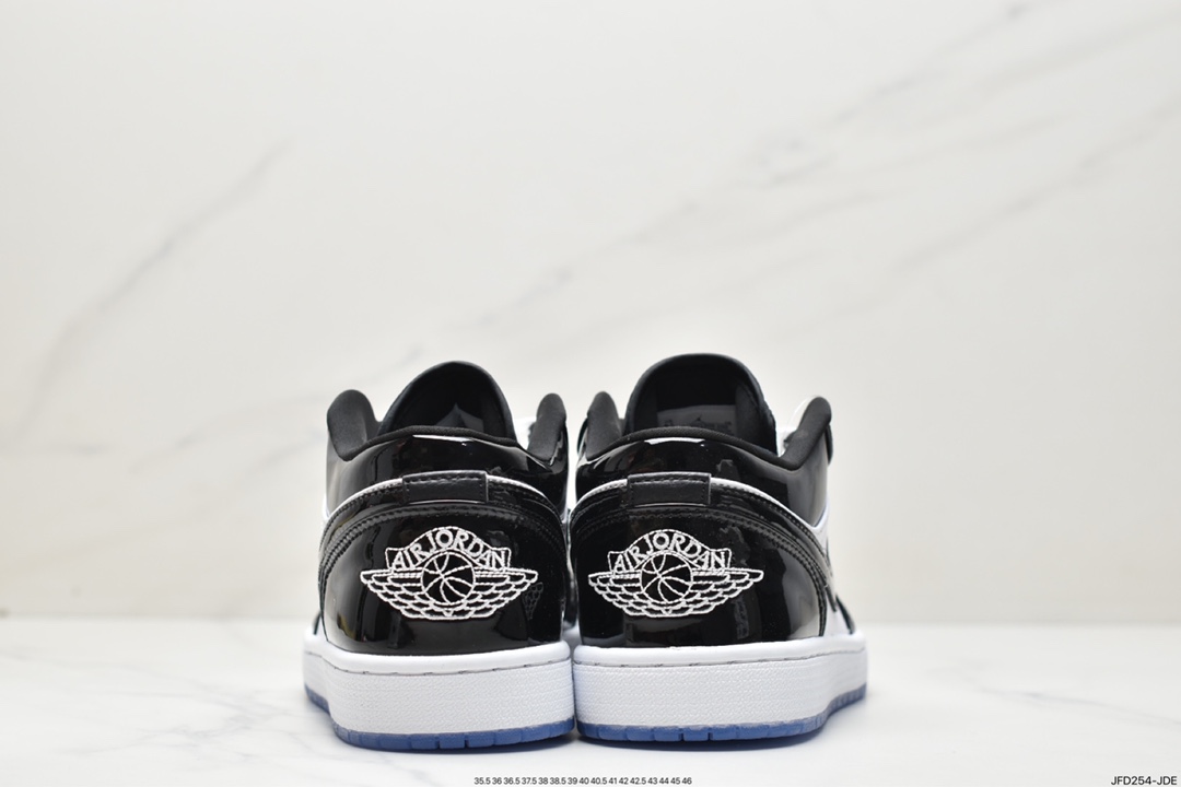 170 Air Jordan 1 Low OG 漆皮 白黑 DV1309-100