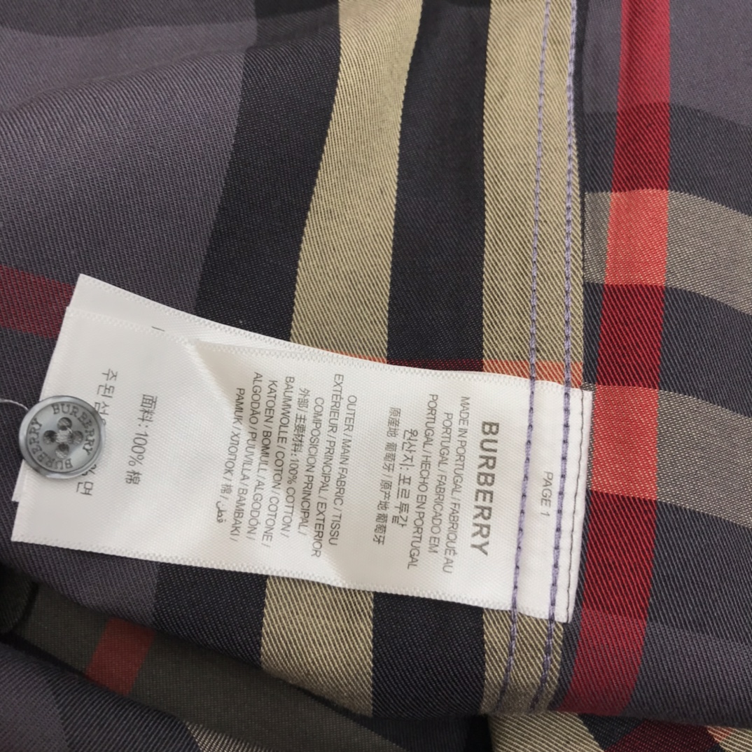 Luxury Blue Long-Sleeve Shirt with Premium Features: Pablo x Burberry Collaboration, Laser-Cut Details - 图片 9
