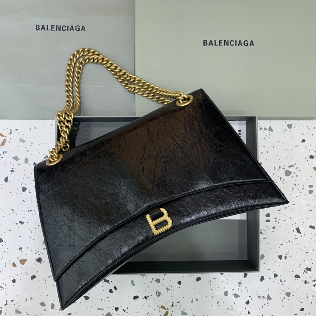 Balenciaga Crossbody & Shoulder Bags Black Unisex Chains