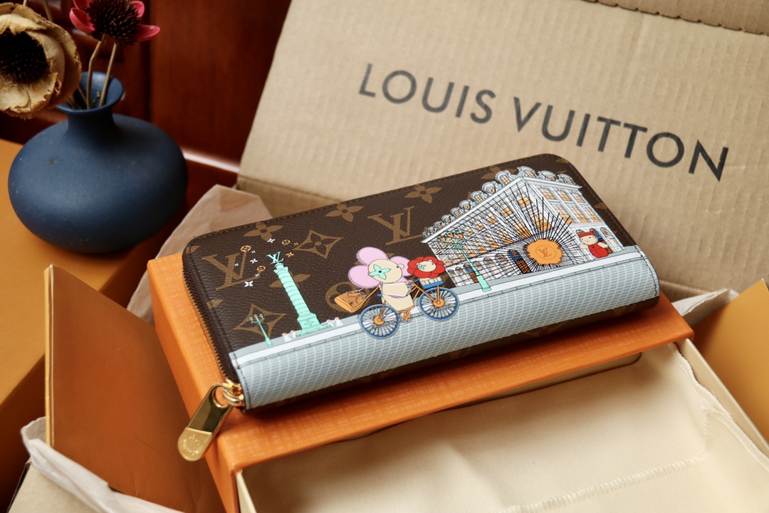 Louis Vuitton Vivienne Holidays 2022 系列推出限定款 Zippy 钱包 彰显路易威登的旅行传承