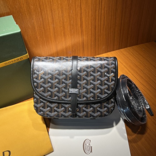 Goyard Men's Messenger Bag High Version, Exclusive Original Leather, 22cm