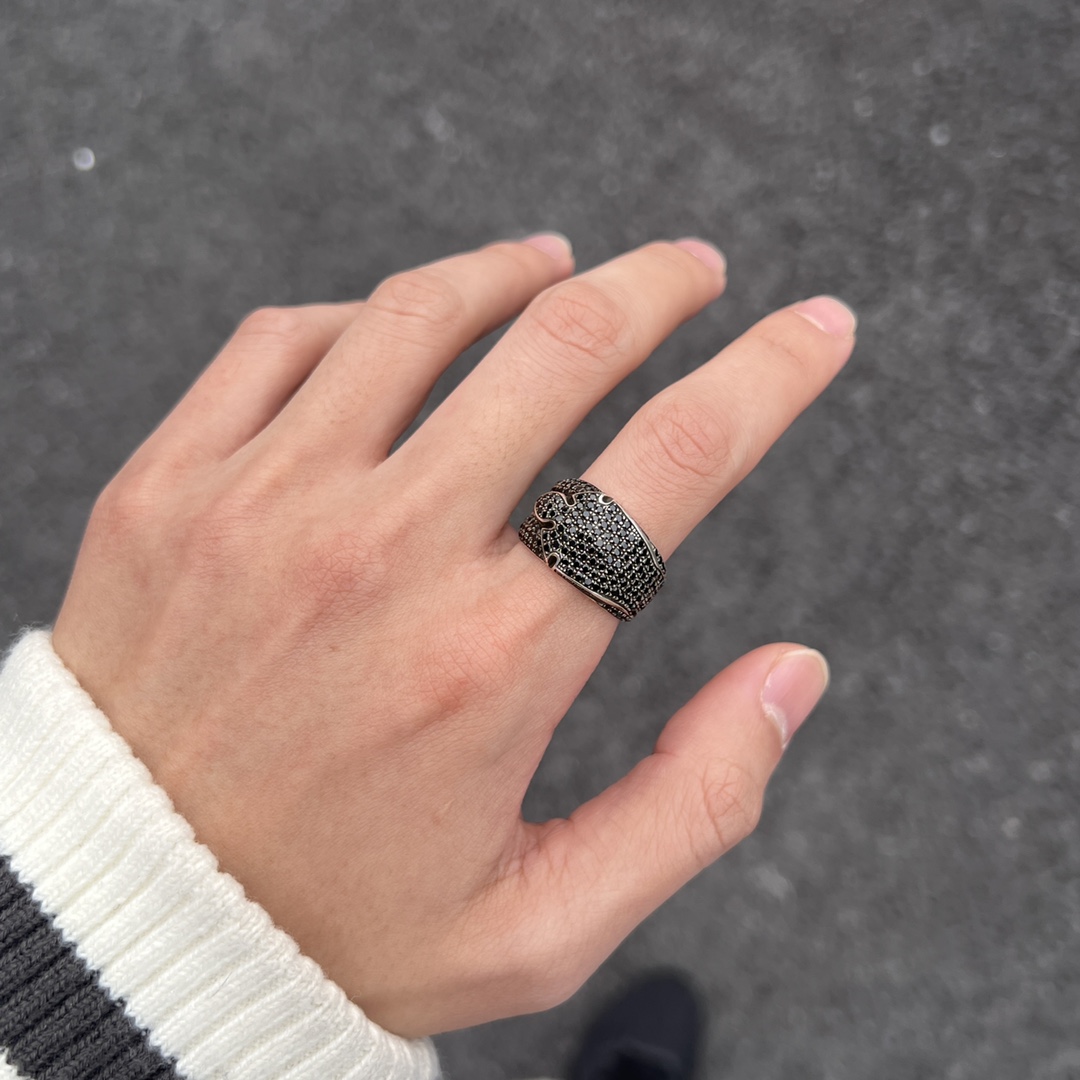 Rings, 925 silver with diamond customization
