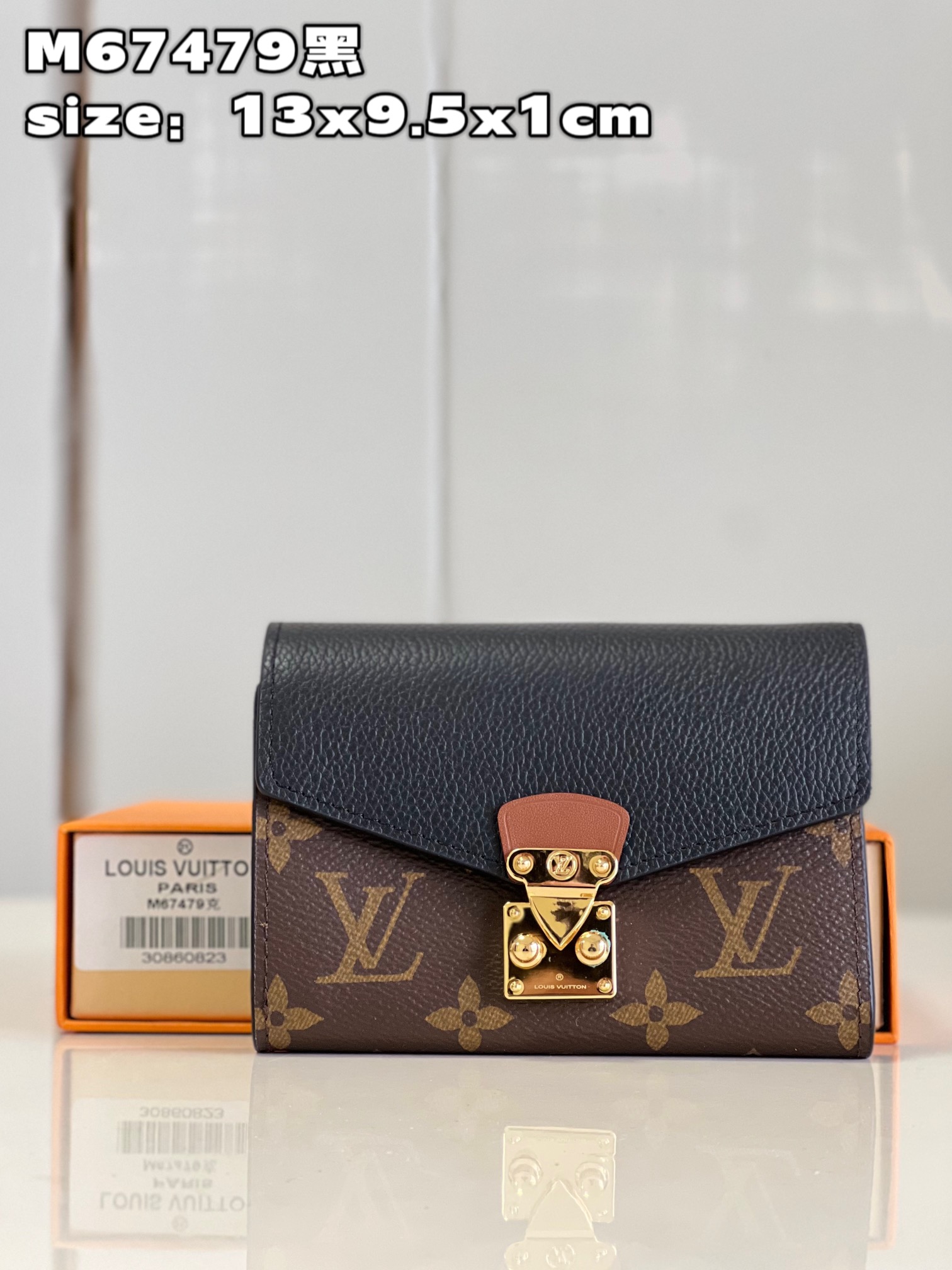NO:399636,【Exclusive real shot M67479 black】 Louis Vuitton interprets the Pallas series password again, shaping the Pallas short wallet with classic Monogram canvas and colorful cowhide to explore the abundant capacity of the small space. Size 13 x 9.3 x 1 cm NS.,LV [original leather],louis vuitton,louis vuitton,cowhide19860909【独家实拍 M67479黑】路易威登再度解读 Pallas 系列密码,以经典 Monogram 帆布与彩色牛皮塑造 Pallas 短款钱夹,探索小巧空间的充裕容量.尺寸13 x 9.3 x 1 厘米 NS.,LV【原厂皮】,louis vuitton,louis vuitton,cowhide,Bag