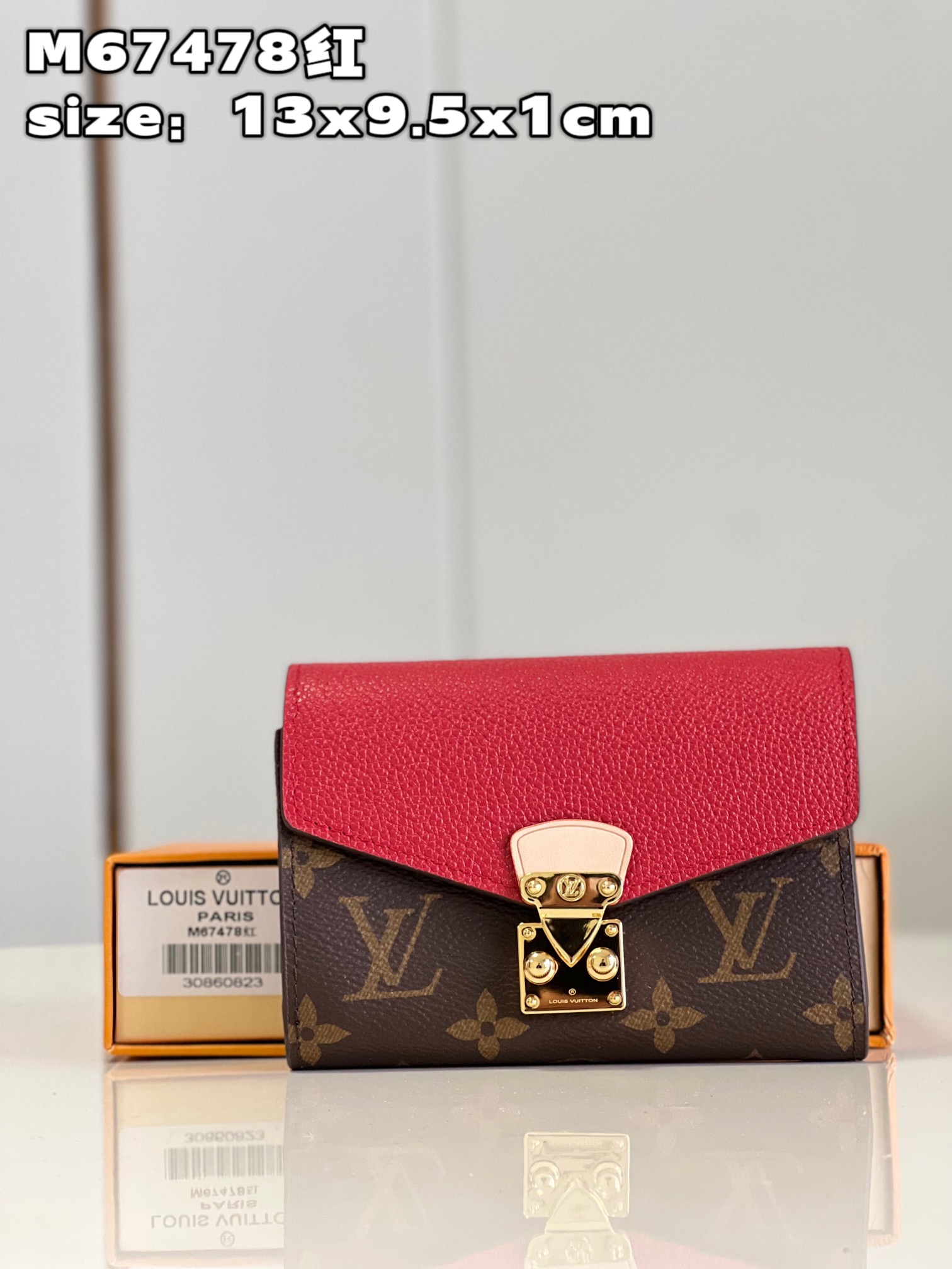 NO:399639,【Exclusive real photo M67478 big red】 Louis Vuitton once again interprets the Pallas series password, shaping the Pallas short wallet with classic Monogram canvas and colorful cowhide to explore the abundant capacity of the small space. Size 13 x 9.3 x 1 cm NS.,LV [original leather],louis vuitton,louis vuitton,cowhide19860909【独家实拍M67478大红】路易威登再度解读 Pallas 系列密码,以经典 Monogram 帆布与彩色牛皮塑造 Pallas 短款钱夹,探索小巧空间的充裕容量.尺寸13 x 9.3 x 1 厘米 NS.,LV【原厂皮】,louis vuitton,louis vuitton,cowhide,Bag